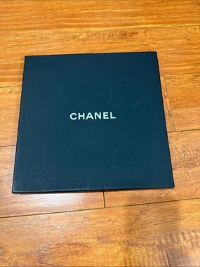 CHANEL Black Presentation Box with White Logo